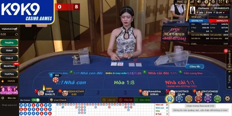 Camera cận cảnh chia bài Full HD