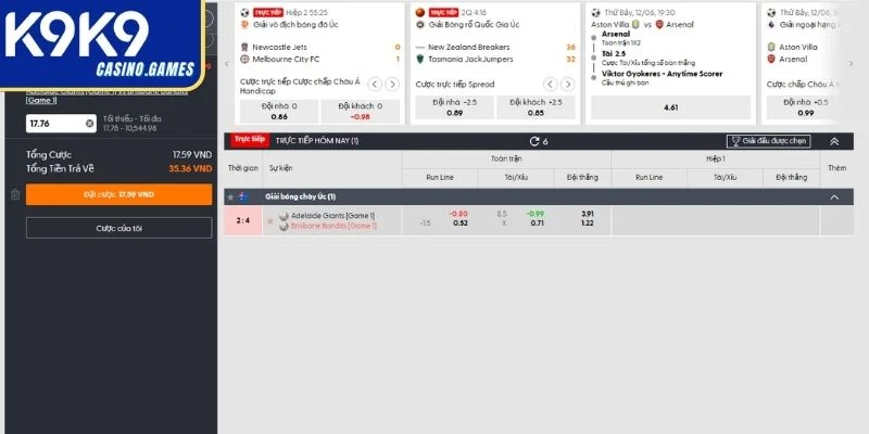 Bóng chày – Tính chiến thuật cao tại Thể Thao K9K9